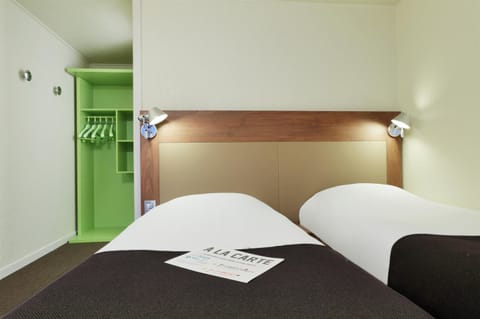 Premium bedding, desk, free WiFi, bed sheets