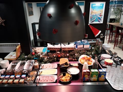 Daily buffet breakfast (EUR 12.9 per person)