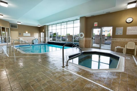 Indoor pool, outdoor pool