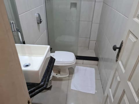 Economy Double or Twin Room | Bathroom | Towels, soap, toilet paper