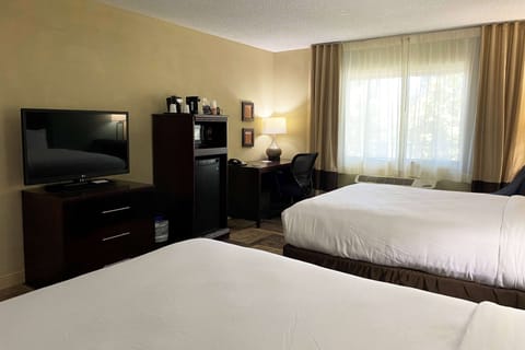 Room, 2 Queen Beds, Non Smoking | 1 bedroom, premium bedding, down comforters, desk