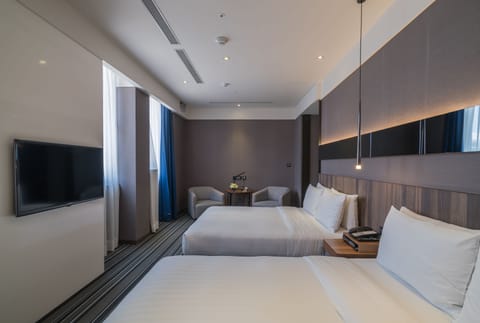 Deluxe Quadruple Room, 2 Double Beds | View from room