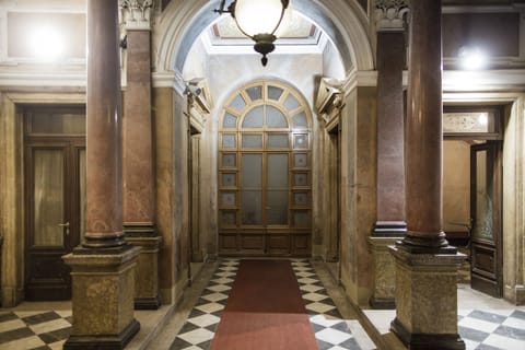 Interior entrance