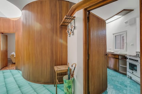 Standard Apartment, 2 Bedrooms (The Arco Round House) | Private kitchen | Fridge, microwave, oven, stovetop