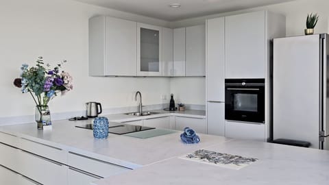 Apartment (Pharos Sea Wave Panorama) | Private kitchen | Fridge, dishwasher, cookware/dishes/utensils