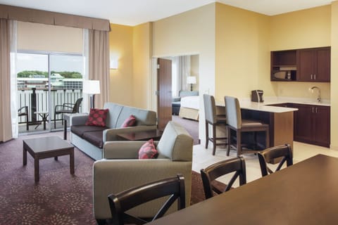 Suite, 1 King Bed (Mini Fridge) | In-room safe, desk, laptop workspace, iron/ironing board