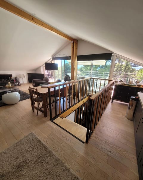 Superior Apartment, Balcony, Sea View | Living area | TV