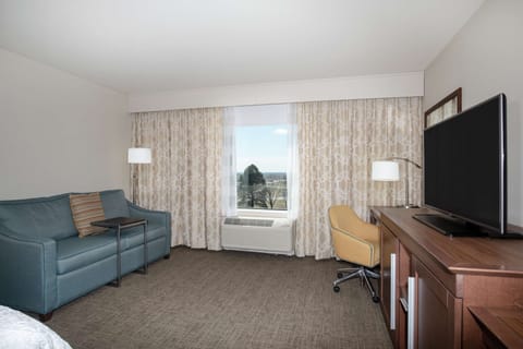 Room, 1 King Bed, Accessible (Roll-In Shower) | Premium bedding, minibar, in-room safe, desk