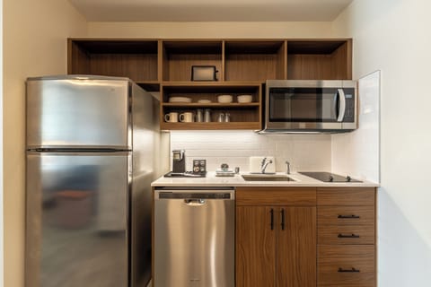 Suite, 2 Queen Beds, Non Smoking | Private kitchen | Coffee/tea maker