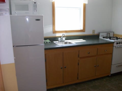 Fridge, cookware/dishes/utensils