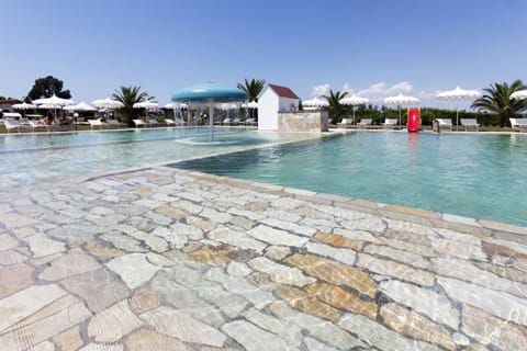 2 outdoor pools, pool umbrellas, sun loungers
