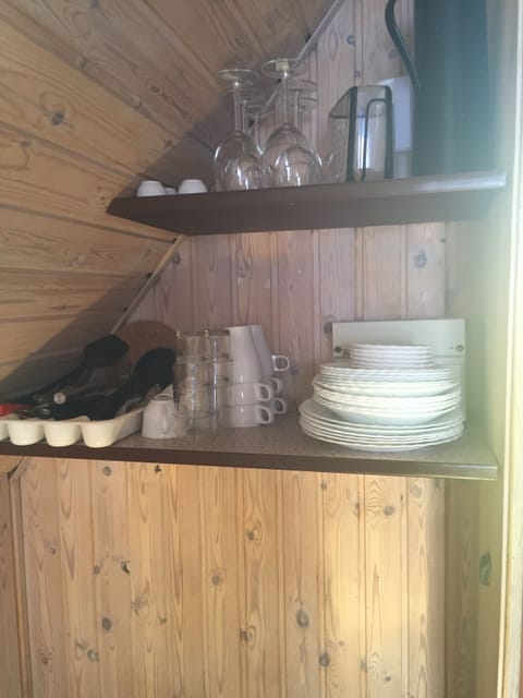 Fridge, cookware/dishes/utensils