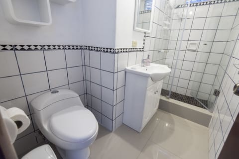 Basic Triple Room | Bathroom | Shower, free toiletries, hair dryer, towels