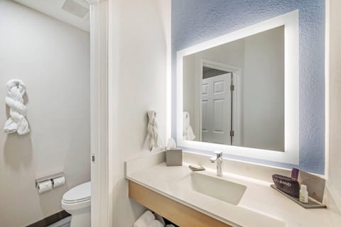 Suite, Multiple Beds, Non Smoking | In-room safe, desk, laptop workspace, iron/ironing board