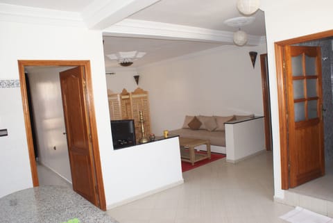 Apartment (4 Adults) | Living area | 52-cm flat-screen TV with satellite channels, TV