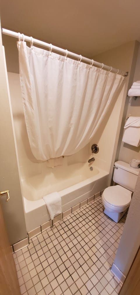 Standard Double Room, 2 Queen Beds | Bathroom shower