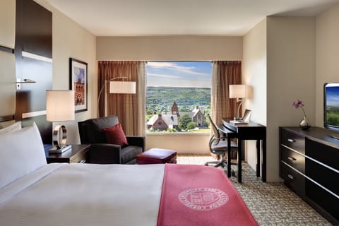 Tower View King | Premium bedding, down comforters, pillowtop beds, in-room safe