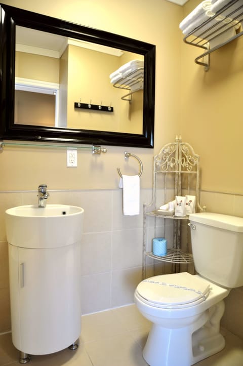 Superior Room, 1 Queen Bed, Jetted Tub | Bathroom | Free toiletries, hair dryer, towels, soap