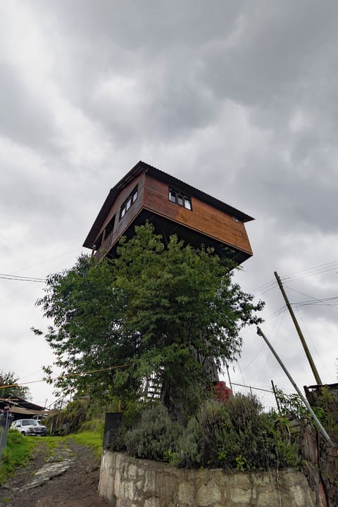 Panoramic Tree House, Mountain View | Down comforters, bed sheets