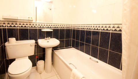 Shower, free toiletries, towels, soap