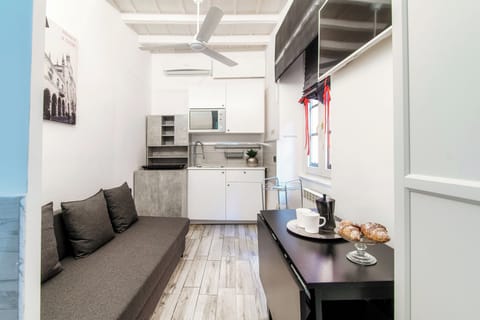 Apartment, 1 Double Bed | Private kitchen | Coffee/tea maker, electric kettle