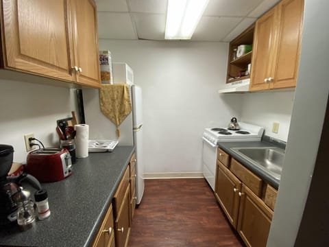 Basic Apartment | Private kitchen | Fridge, microwave, coffee/tea maker