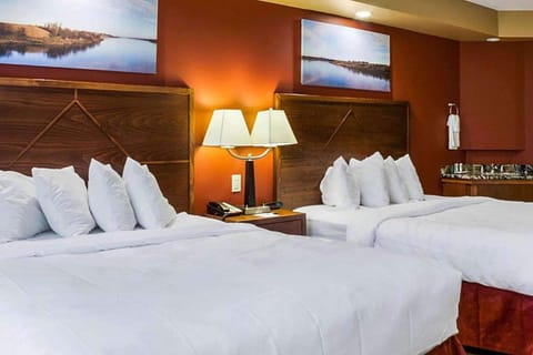 Suite, 2 Queen Beds, Non Smoking | 3 bedrooms, premium bedding, down comforters, pillowtop beds