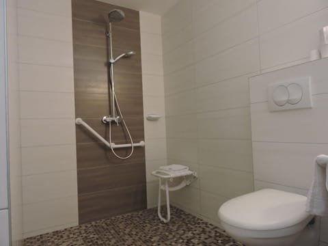 Triple Room | Bathroom | Shower, free toiletries, hair dryer, towels