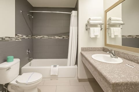 Comfort Suite | Bathroom | Towels, soap, shampoo, toilet paper