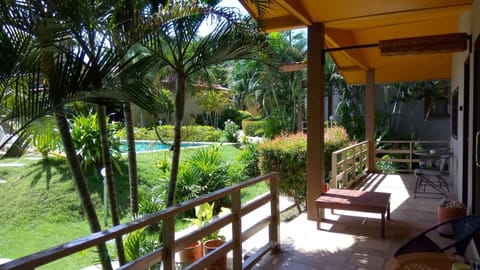 Family Bungalow, 2 Bedrooms, Pool View | Balcony