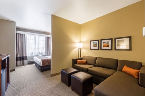 Suite, Non Smoking | In-room safe, blackout drapes, iron/ironing board, rollaway beds