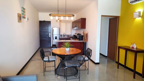 Apartment, 2 Bedrooms, Ocean View | Living area | 34-inch flat-screen TV with cable channels, TV