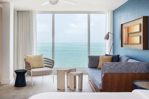 Junior Suite, 1 King Bed with Sofa bed, Oceanfront | View from room