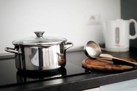 Apartment, 2 Bedrooms | Private kitchen | Coffee/tea maker, electric kettle