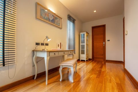 Villa, 3 Bedrooms, Balcony, Pool View | Living area | 43-inch Smart TV with digital channels, Netflix, streaming services