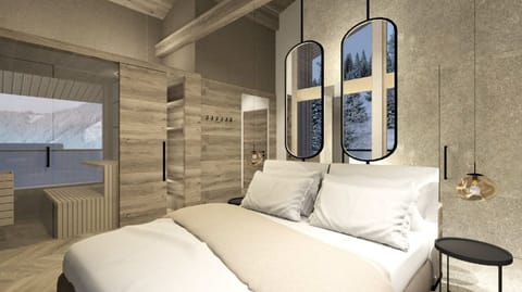 Panoramic Suite, Mountain View | Desk, laptop workspace, free WiFi