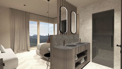 Deluxe Room, Mountain View | Desk, laptop workspace, free WiFi