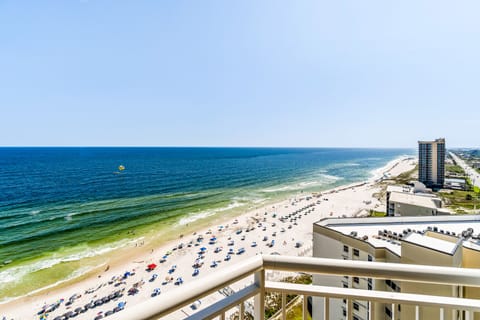 Private beach, white sand, sun loungers, beach umbrellas