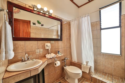 Superior Room, 2 Queen Beds | Bathroom | Combined shower/tub, deep soaking tub, rainfall showerhead