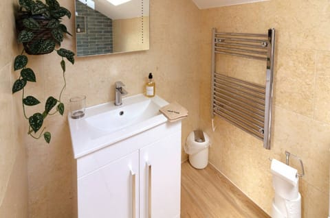 Superior Cottage, Ensuite (The Studio Cheddar) | Bathroom | Shower, rainfall showerhead, eco-friendly toiletries, hair dryer