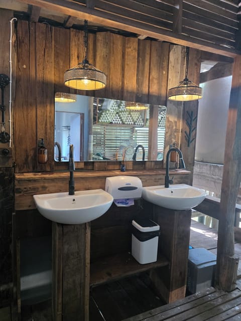 Free toiletries, hair dryer, towels, soap