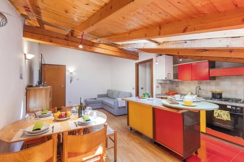 Family Apartment, 2 Bedrooms (Skylight) | Private kitchen | Fridge, microwave, oven, stovetop