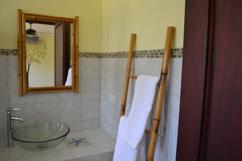 Premium Studio, Pool View | Bathroom | Shower, free toiletries, towels