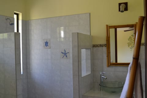 Premium Studio, Pool View | Bathroom | Shower, free toiletries, towels