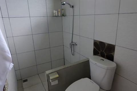 Comfort Double Room, Garden View | Bathroom | Shower, free toiletries, towels, soap