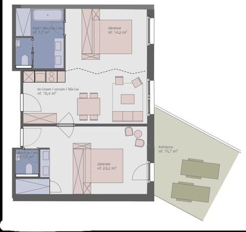 Family Suite | In-room safe, desk, laptop workspace, soundproofing