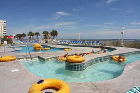 Indoor pool, outdoor pool, sun loungers