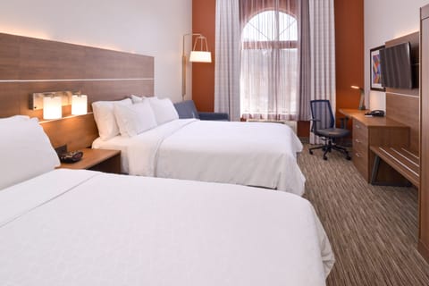 Premium bedding, pillowtop beds, in-room safe, desk