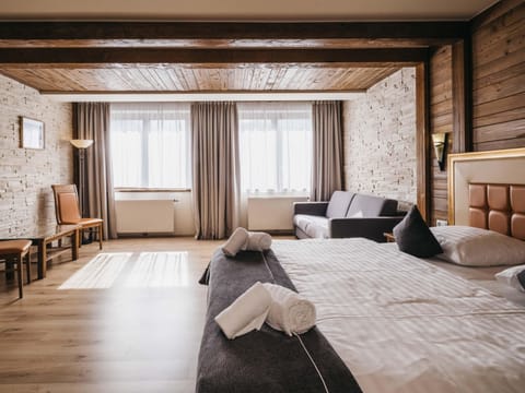 Comfort Double Room, 1 Bedroom, Mountain View | In-room safe, desk, laptop workspace, free cribs/infant beds