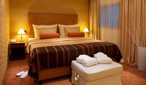 Deluxe Double Room, 1 King Bed | Hypo-allergenic bedding, minibar, in-room safe, desk